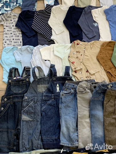 Одежда для новорожденного мальчика пакетом 0-9 м