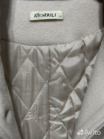 Пальто утепленное для девочки