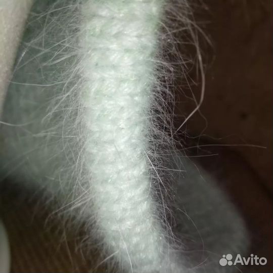 Шапка ушанка из ангоры