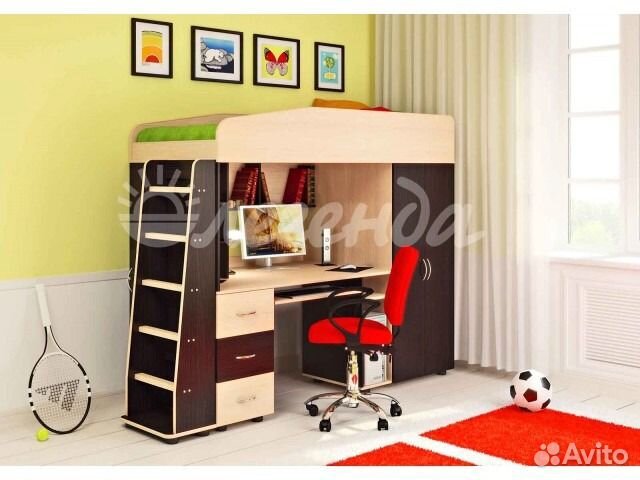 Кровать чердак