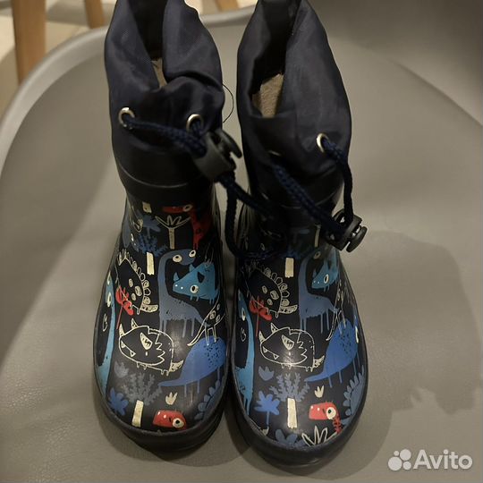 Детские резиновые сапоги 23 размер