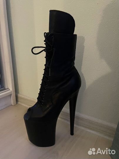 Стрипы ботильоны Pride 35 тройки натуральная кожа