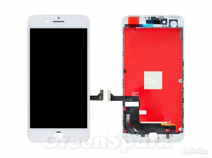 Дисплей для iPhone 7 Plus +тач белый с рамкой cop