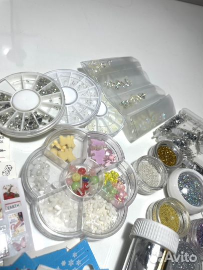 Дизайн для ногтей, слайдеры, стемпинг, фигурки