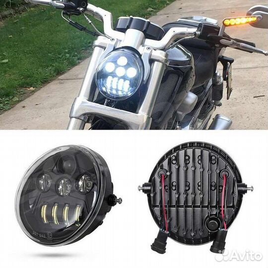 Фара светодиодная harley davidson v-rod