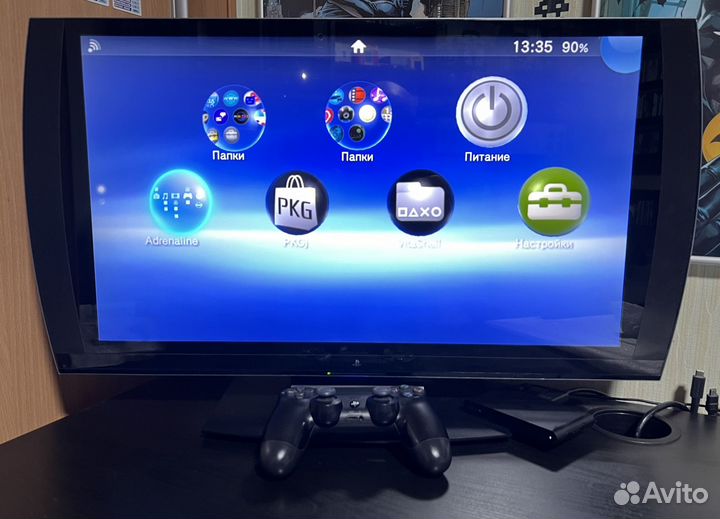 PS Vita TV +DualShock 4+ Sd2Vita 16Gb