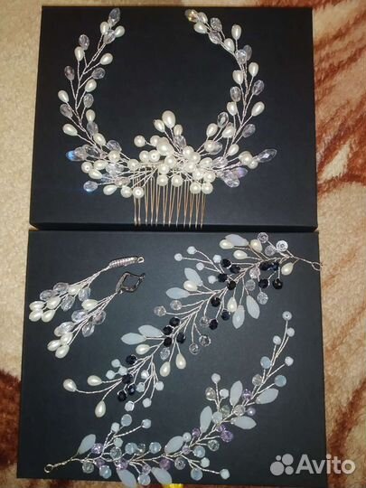 Украшения для волос + серьги