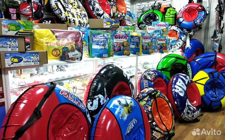 Ватрушка Тюбинг 85-110см Новые 50 видов