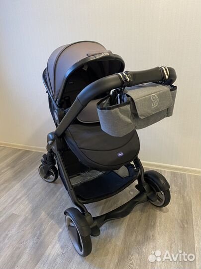 Коляска трансформер 3 в 1 chicco fully