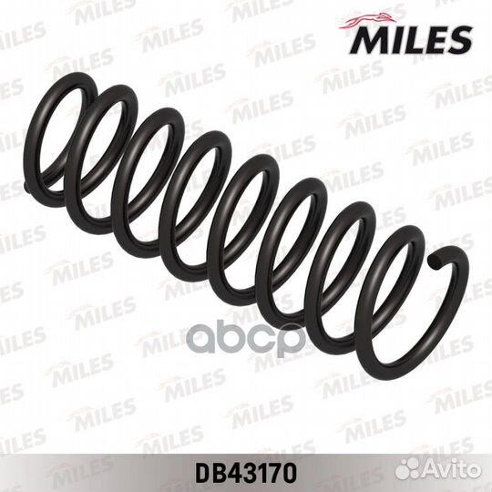 Пружина подвески KIA ceed 06- задняя DB43170 Miles