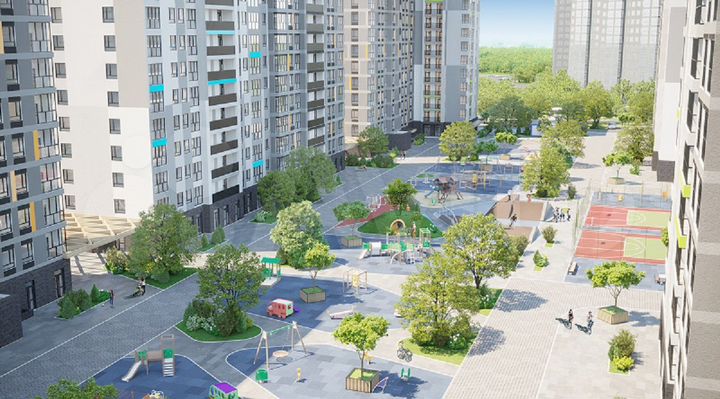 2-к. квартира, 58,8 м², 6/17 эт.