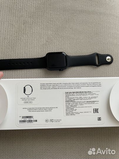 Apple Watch SE 40mm Midnight Aluminum/Sport M/L