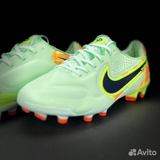 Футбольные Бутсы Nike Tiempo Legend 9 FG салатовый