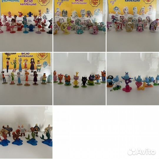 Коллекции киндер сюрприз и чупа чупс