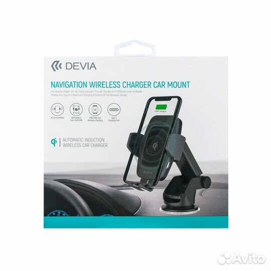 Автодержатель Devia Navigation Magnetic Wireless C