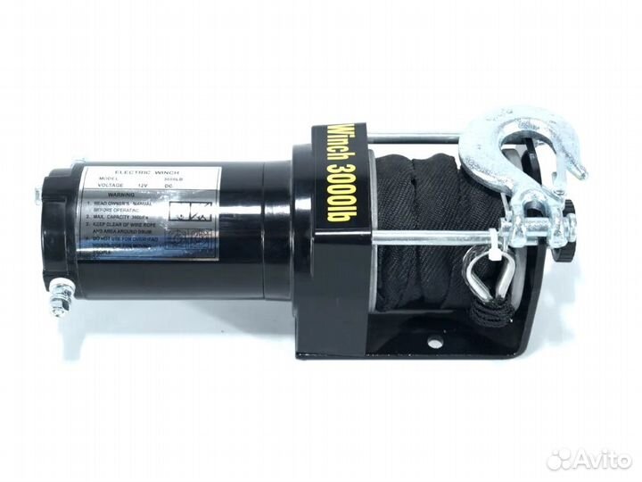 Лебедка электрическая 12V Electric Winch 3000lbs