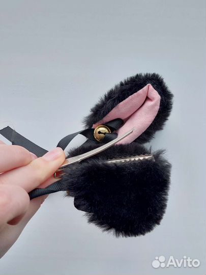 Аниме кошачьи ушки заколки