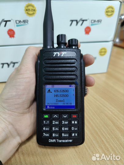 Рация TYT MD-UV390 AES-256 10 Ватт с АКБ 3600 мАч