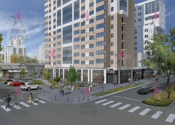 2-к. квартира, 64,9 м², 16/17 эт.