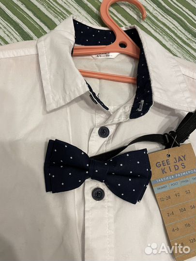 Новая рубашка с 2 бабочками