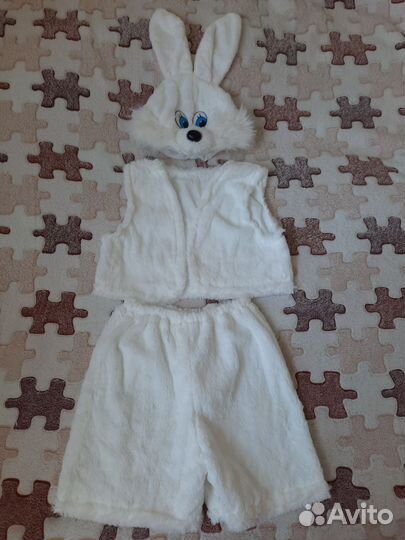 Новогодний костюм зайчика