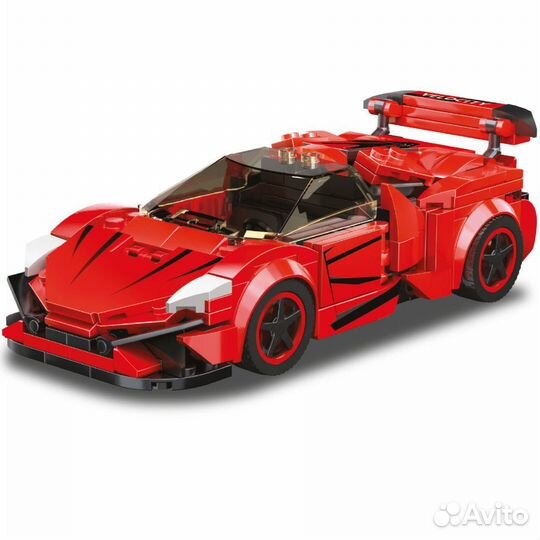 Конструктор Mioshi Красный суперкар 288 дет MTE070