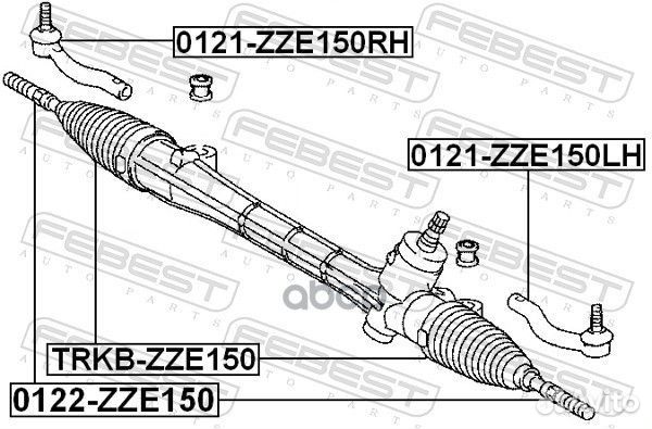 Пыльник рулевой toyota corolla (E150) trkb-ZZE150