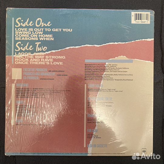 Винил Third World пластинка регги