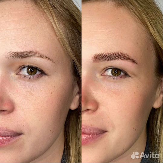 Окрашивание бровей