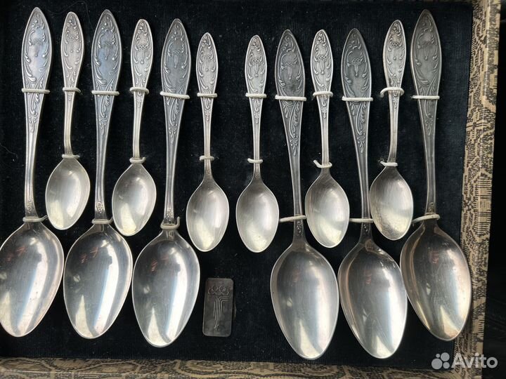 Набор столовый Олимпиада 1980 мельхиор 24 предмета