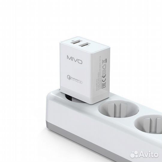 Зарядка телефона Mivo MP-321Q Quick Charger 30W