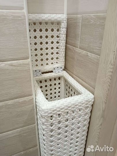 Корзина для белья из ротанга