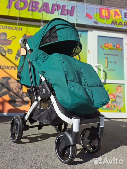 Прогулочная коляска babalo 2024 изумрудная