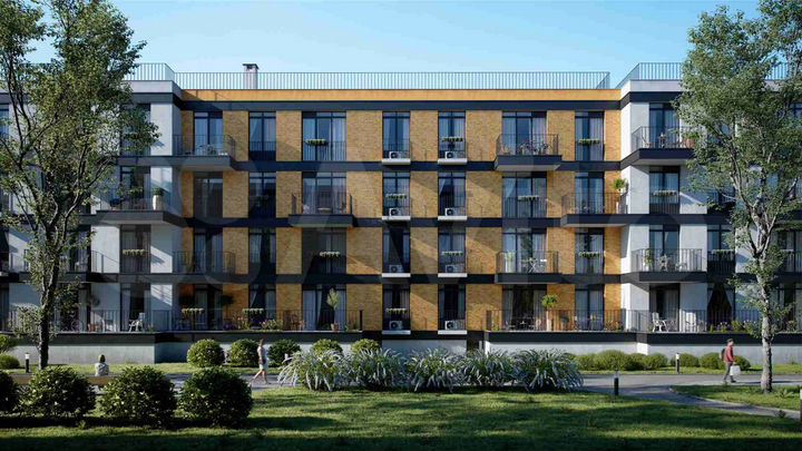 2-к. квартира, 64,9 м², 4/4 эт.