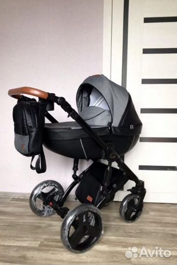 Коляска Verdi Orion 3в1 экокожа+ткань