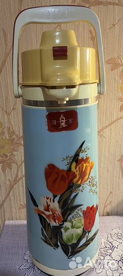 Термос СССР помповый