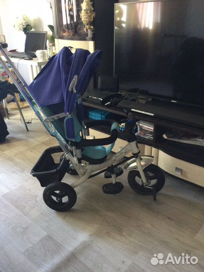 Велосипед детский с ручкой бу