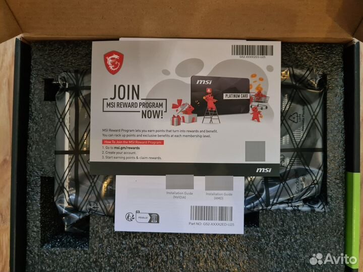 Видеокарта MSI RTX 3050 8gb ventus