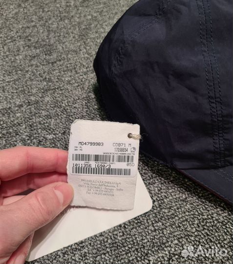 Brunello Cucinelli кепка оригинал