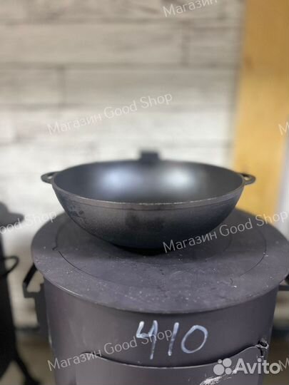 Сковорода биол чугунная WOK d30см