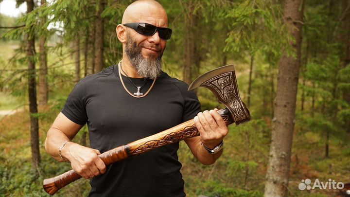 Кованый топор ручной работы Тиваз