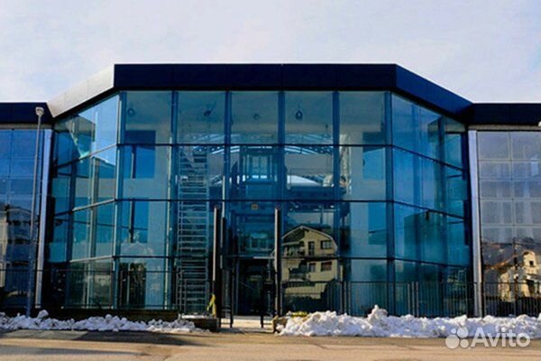 Фасадное витражное остекление