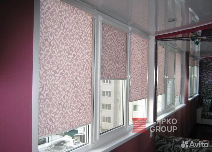 Рулонные шторы день-ночь