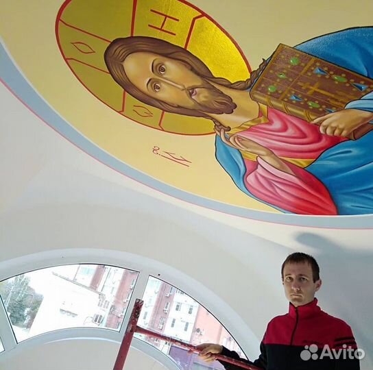 Роспись стен в интерьере