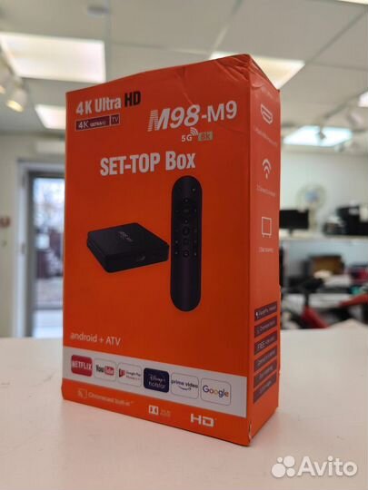 Тв-приставка, Set-Top Box M98-M9 4K android+ ATV