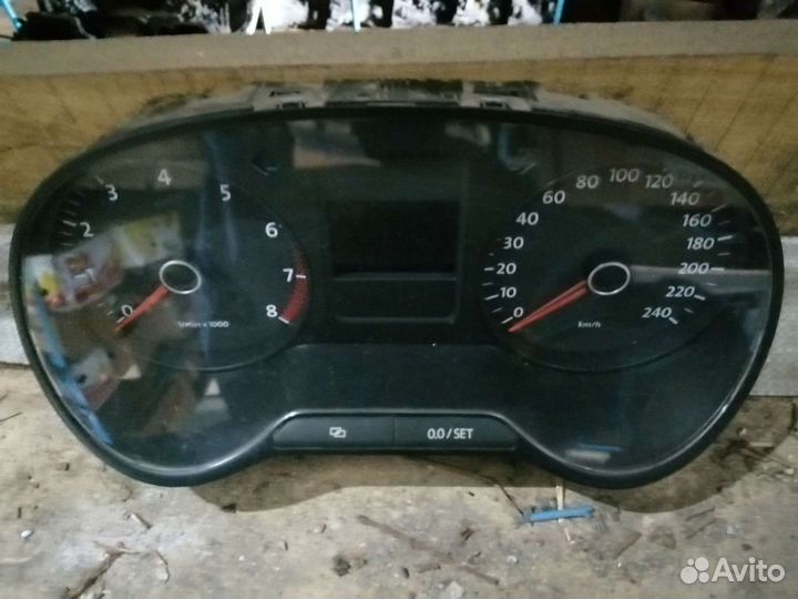 Панель приборов Volkswagen Polo, 1.6, МКПП, АКПП