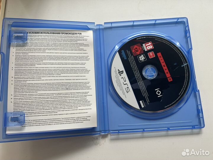 Hitman 3 ps5 диск