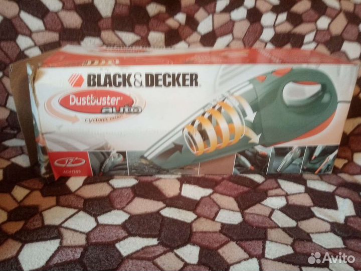 Автомобильный пылесос black decker