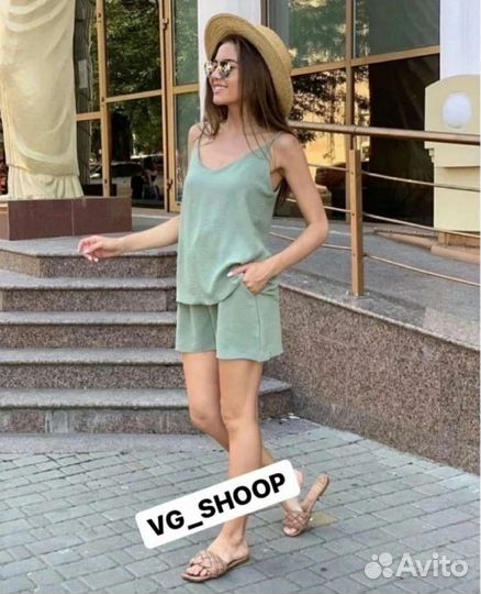 Костюм топ+шорты