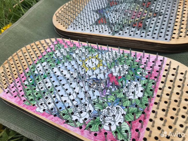 Доска с гвоздями для йоги садху